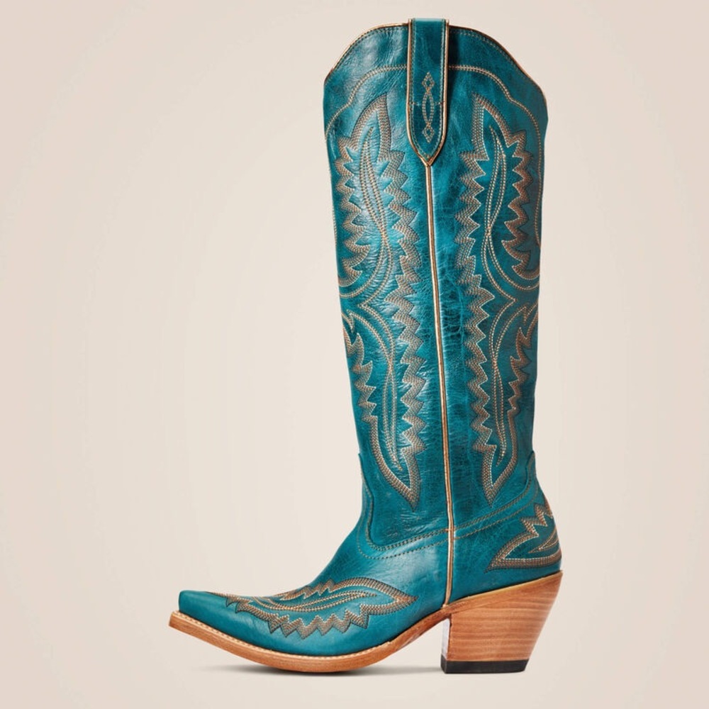 Ariat Casanova X Toe Western Boot Turquoise Blue Heeled Boots